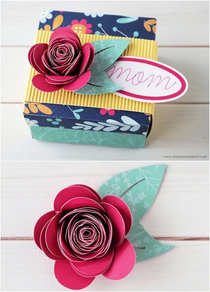 Pretty Flower Topped Gift Box