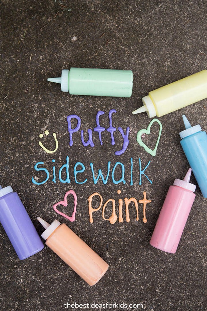 Puffy Sidewalk Paint