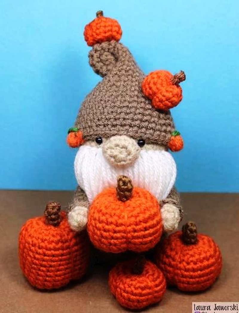 The Pumpkin Gnome Free Crochet Pattern