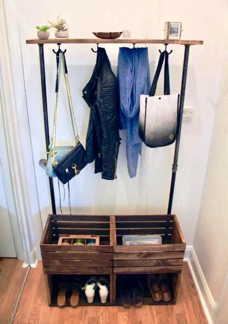 25 DIY Hall Tree Projects That Are Useful Susie Harris