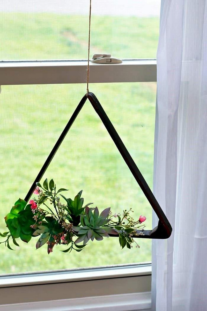 Faux Succulent Plant Hanging Display