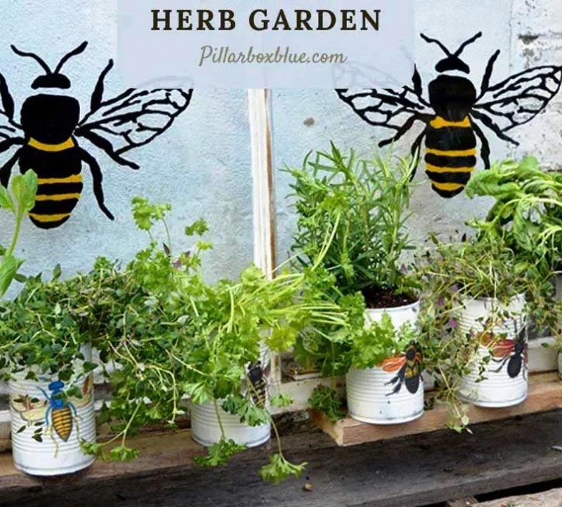 How to Make an Upcycled Window Herb Planter
