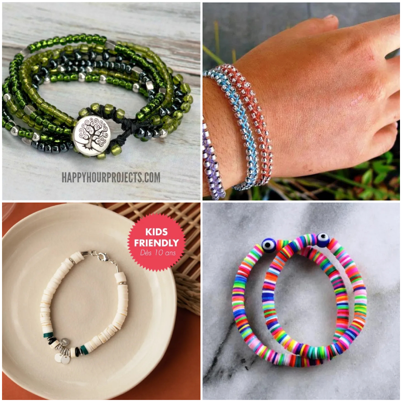 15 Heishi Beads Bracelet Ideas That Are DIY Susie Harris