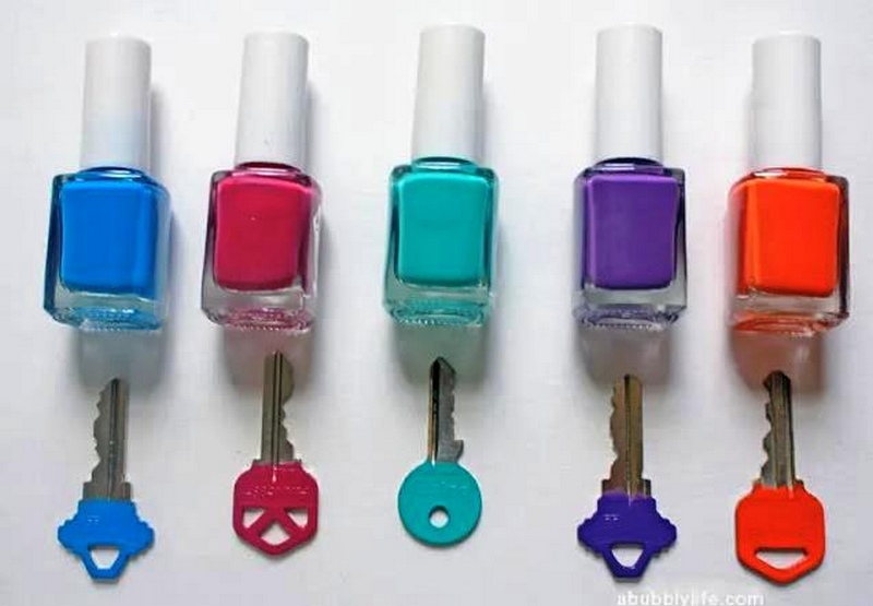5 Minute DIY Color Code Your Keys