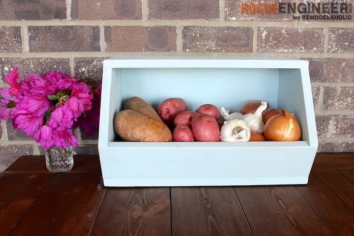 DIY Root Vegetable Storage Bin
