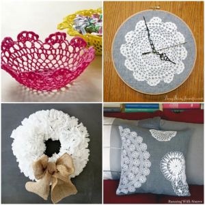 20 DIY Doily Crafts For Beginners