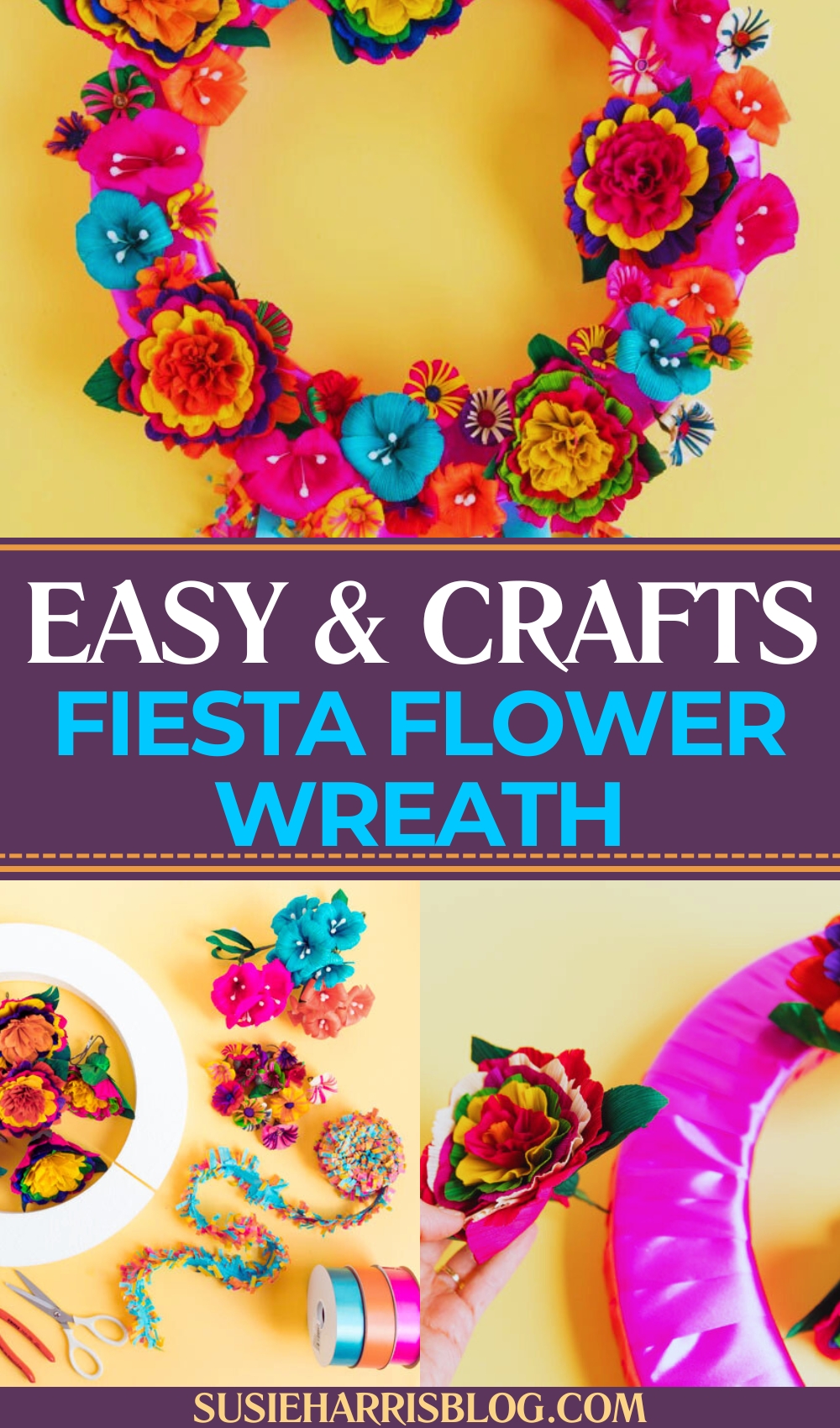 Fiesta Flower Wreath
