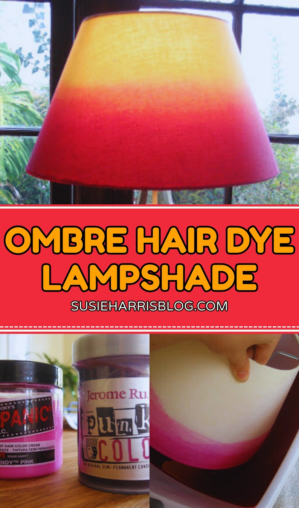 Ombre Hair Dye Lampshade