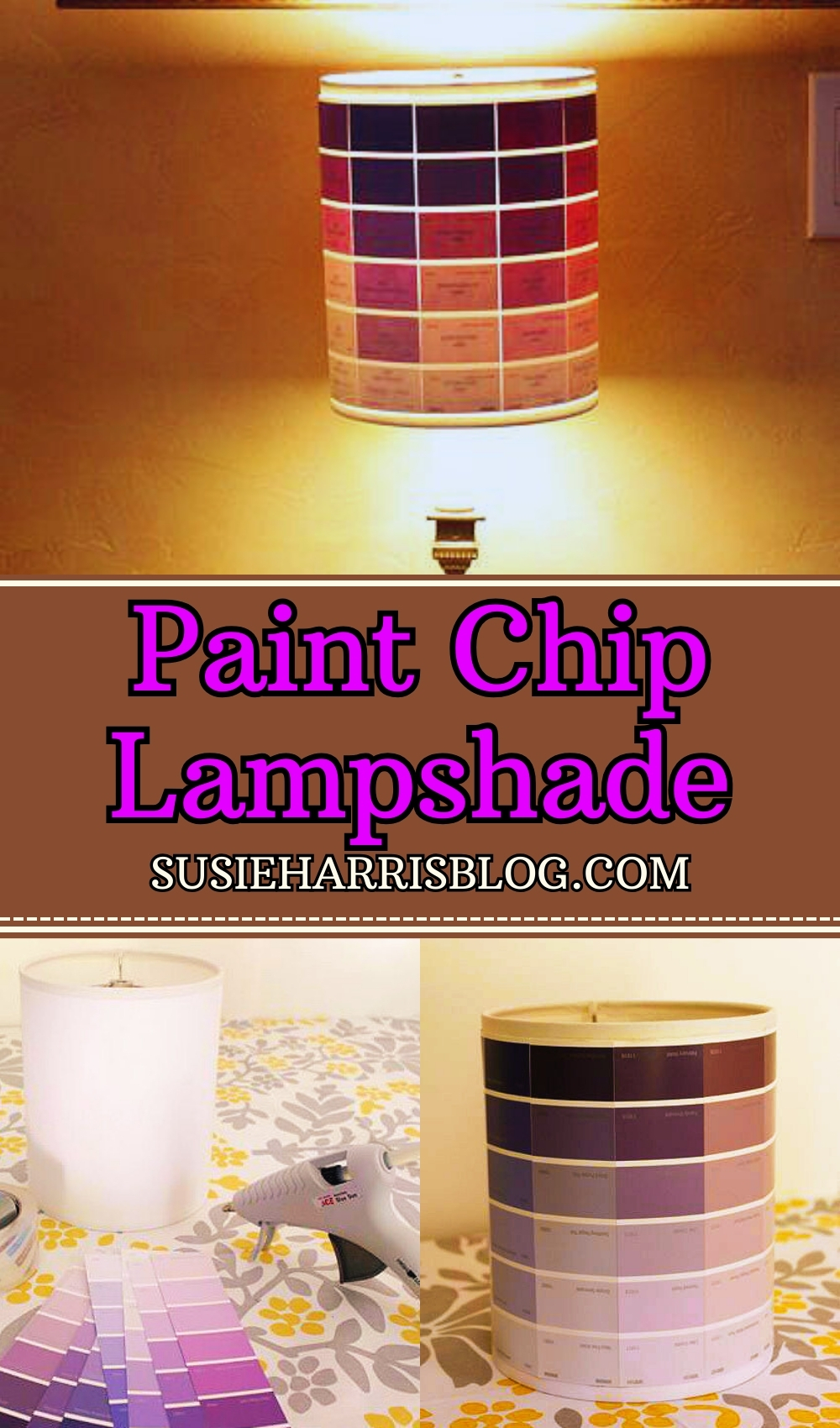 Paint Chip Lampshade