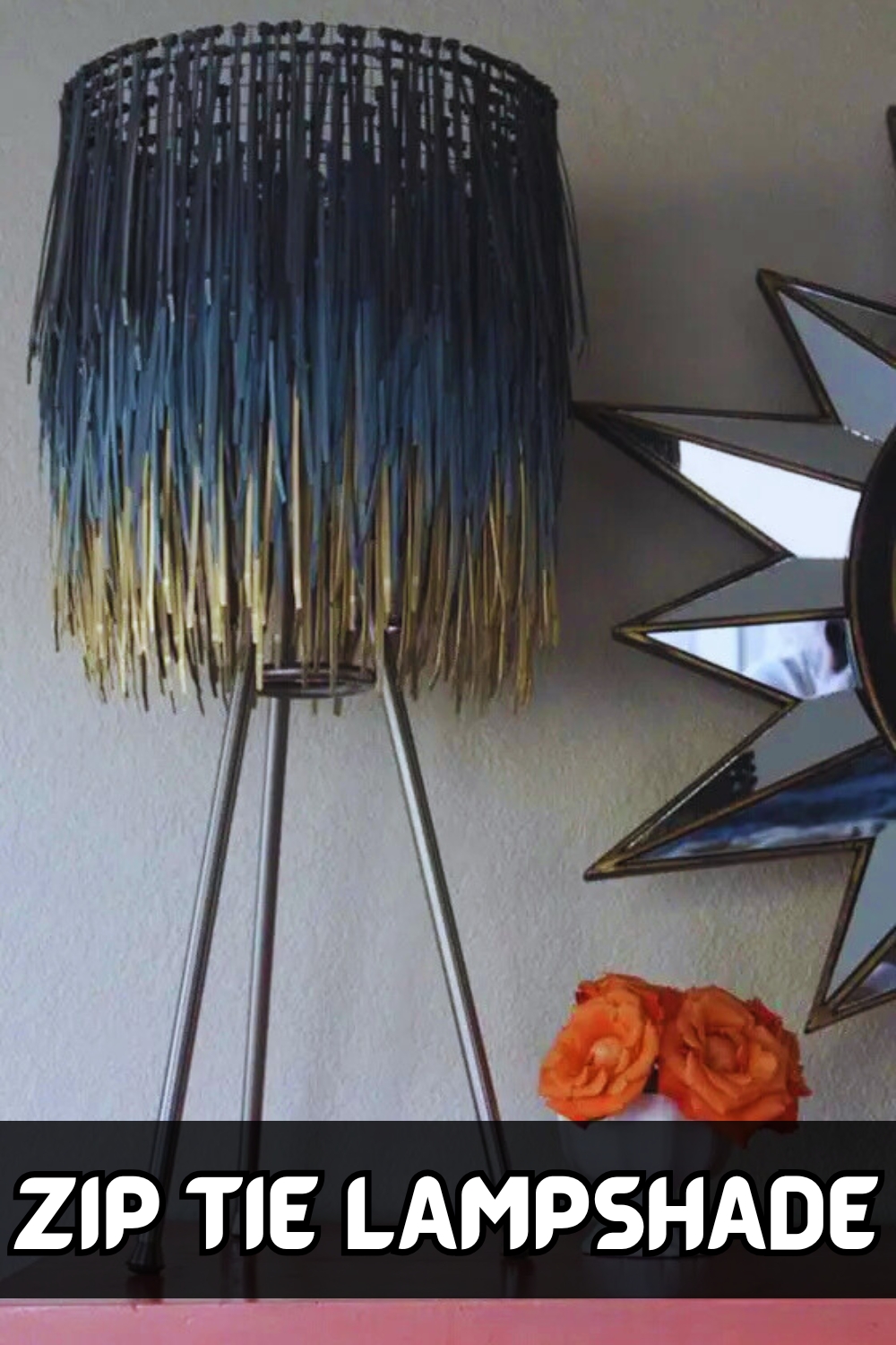 Zip Tie Lampshade