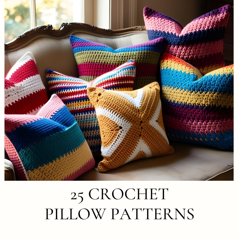 25 Crochet Pillow Patterns