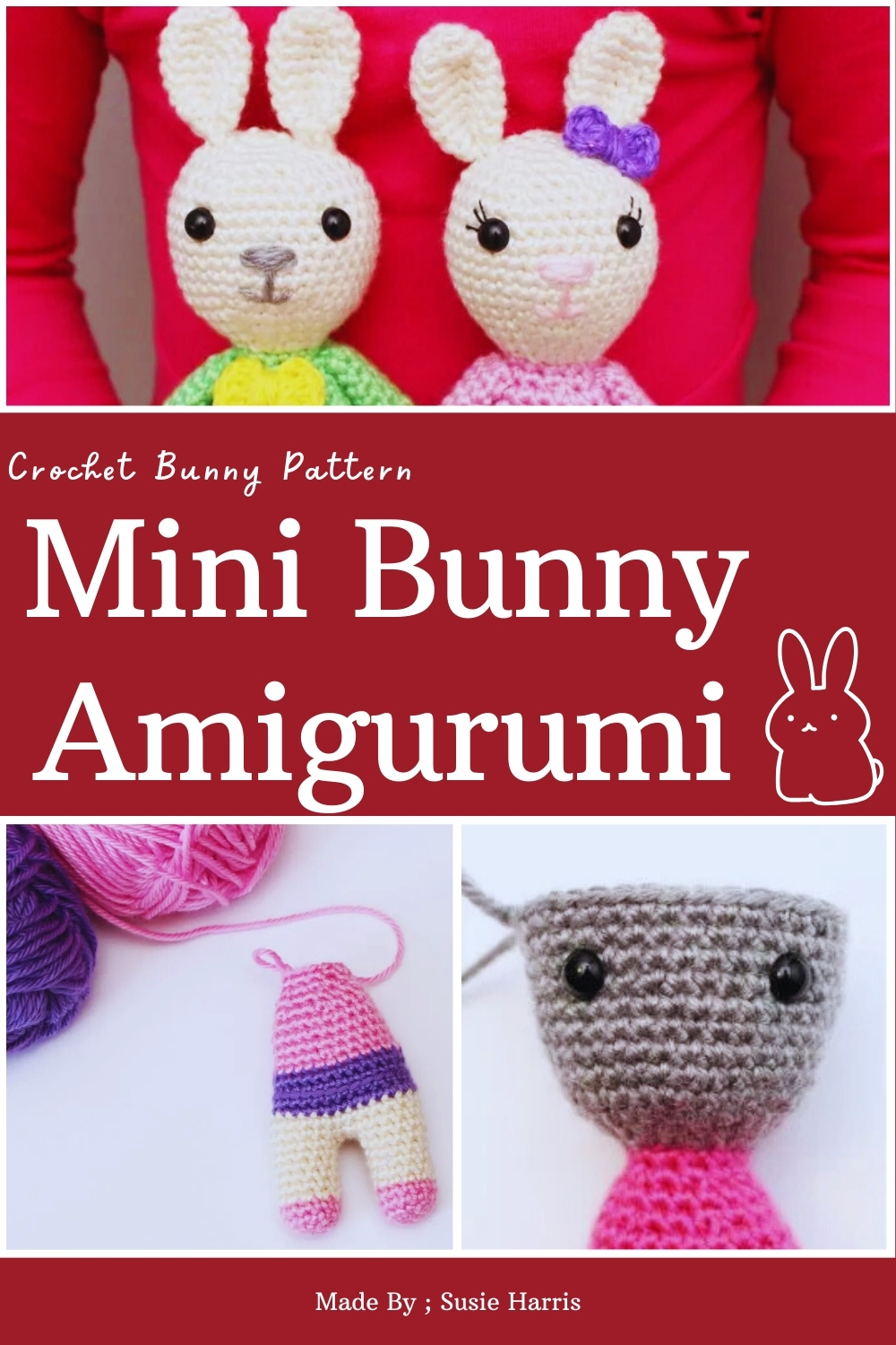 Mini Bunny Amigurumi