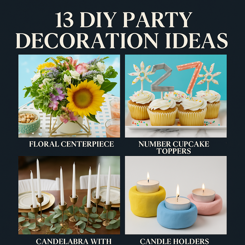 13 DIY Party Decoration Ideas