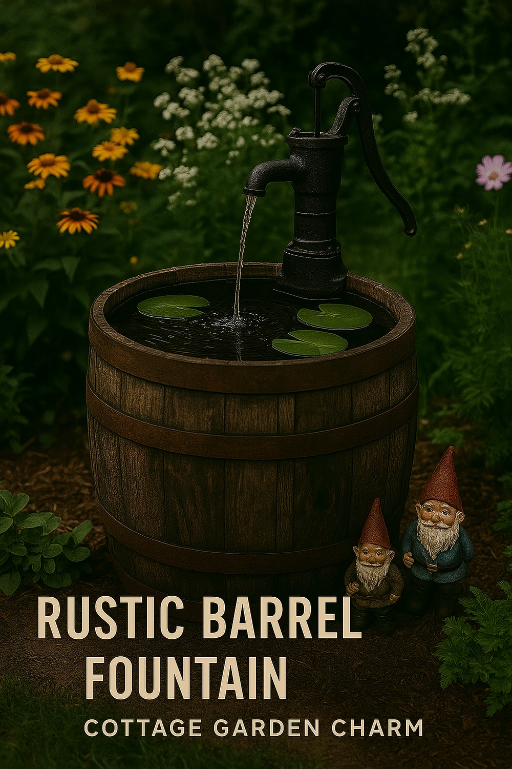 Barrel Fountain