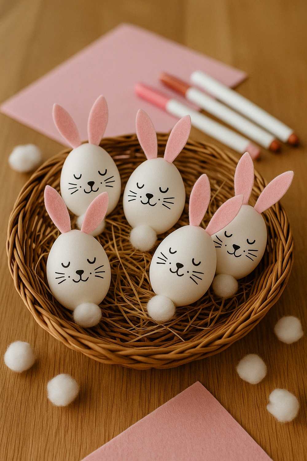 Bunny Face Eggs