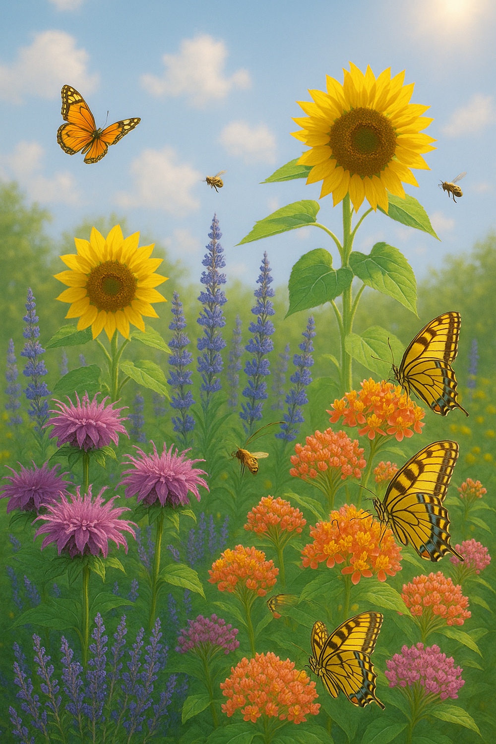 Butterfly Bee Garden