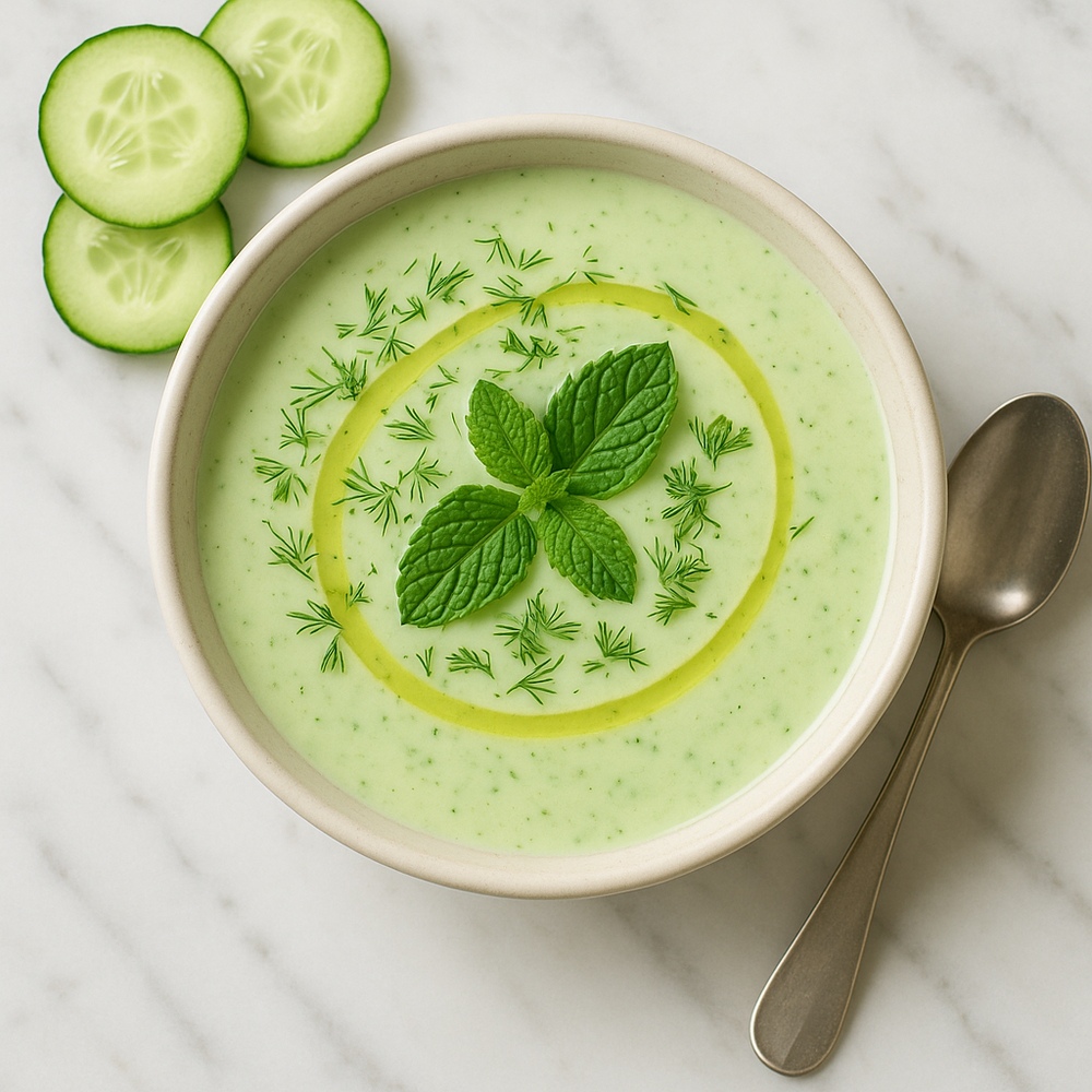 Chilled Cucumber Yogurt Soup