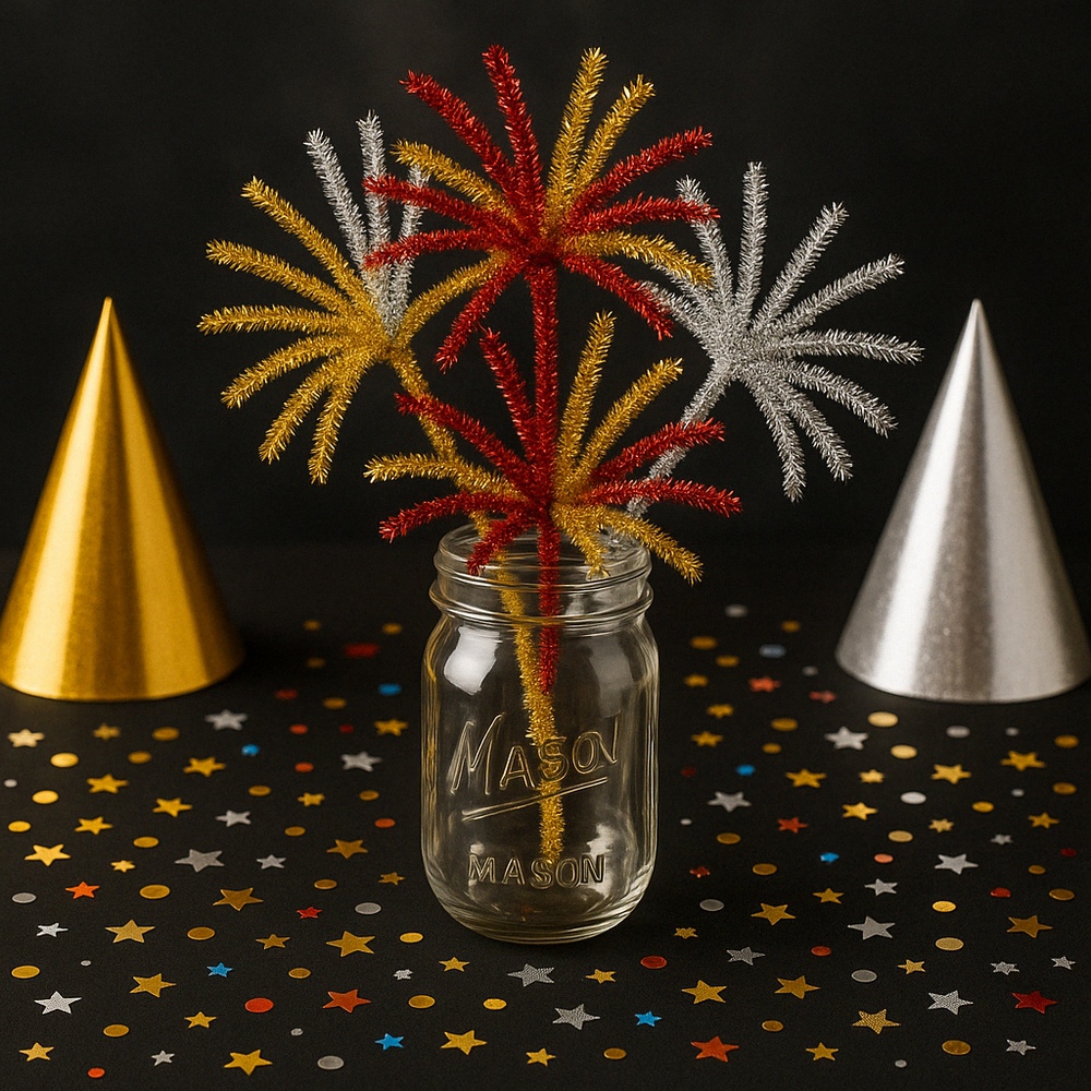 DIY Firework Centerpieces