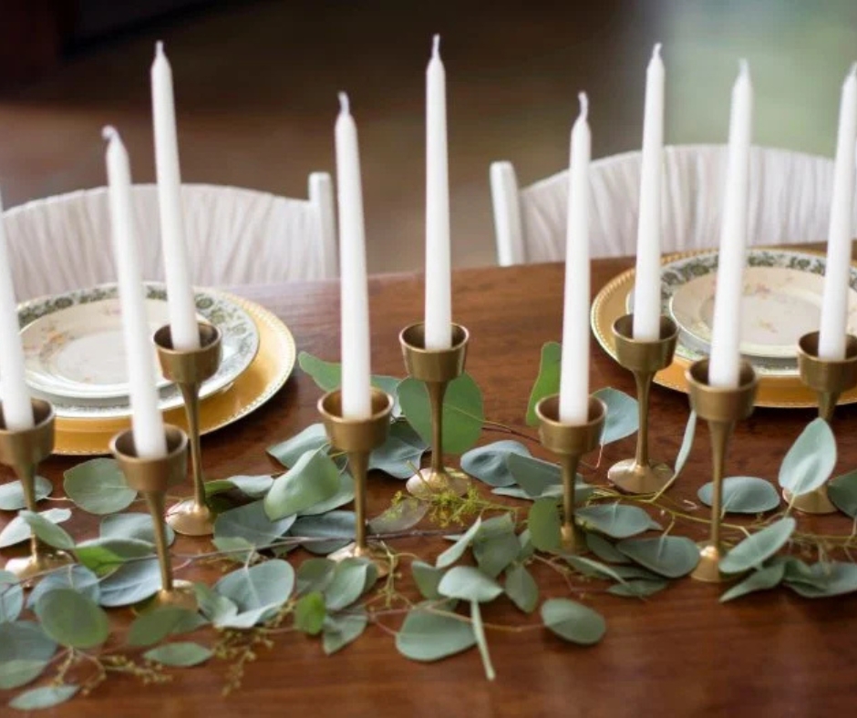 Dollar Store Candlestick Upgrade