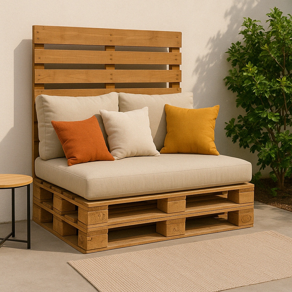 Double Decker Pallet Sofa
