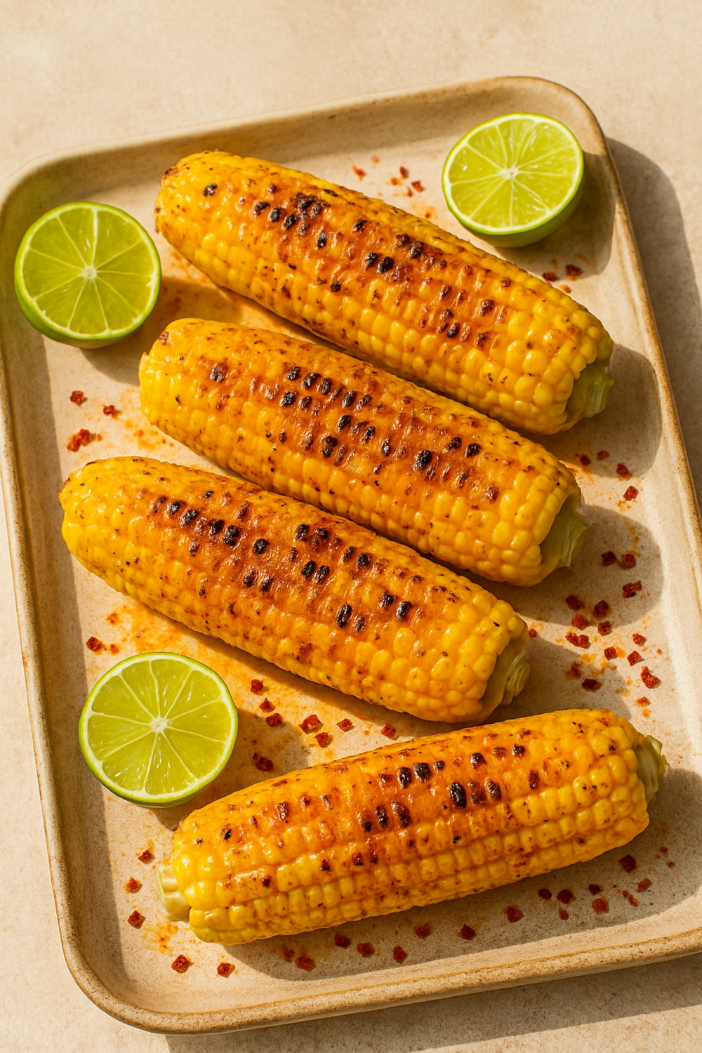 Grilled Corn with Chili Lime Butter