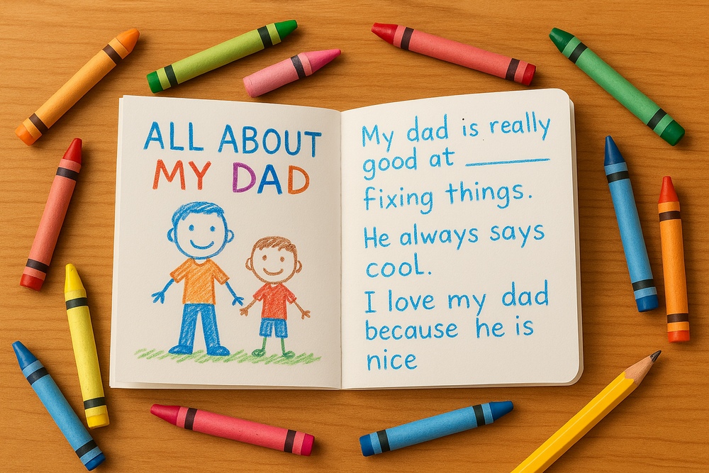 Mini Book “All About My Dad”