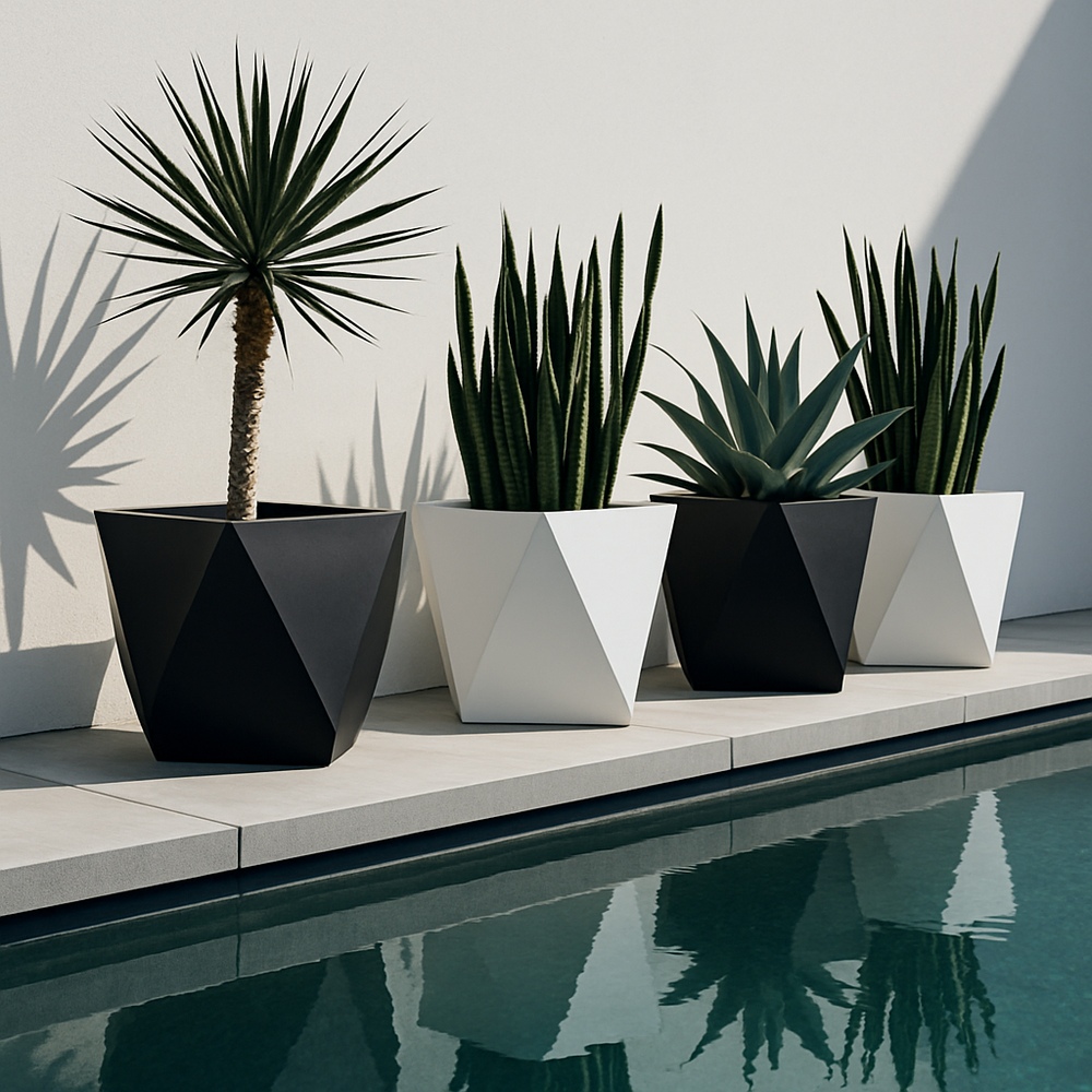 Modern Geometric Planters