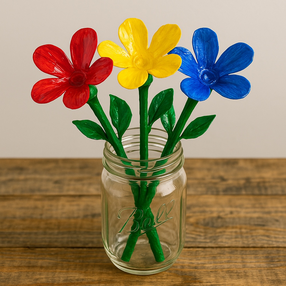 Plastic Bottle Flowers