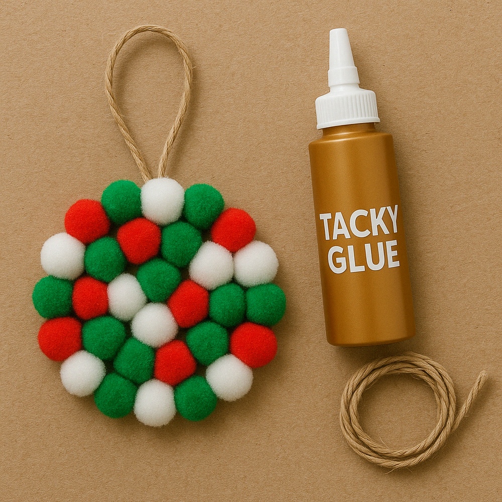Pom Pom Ornaments