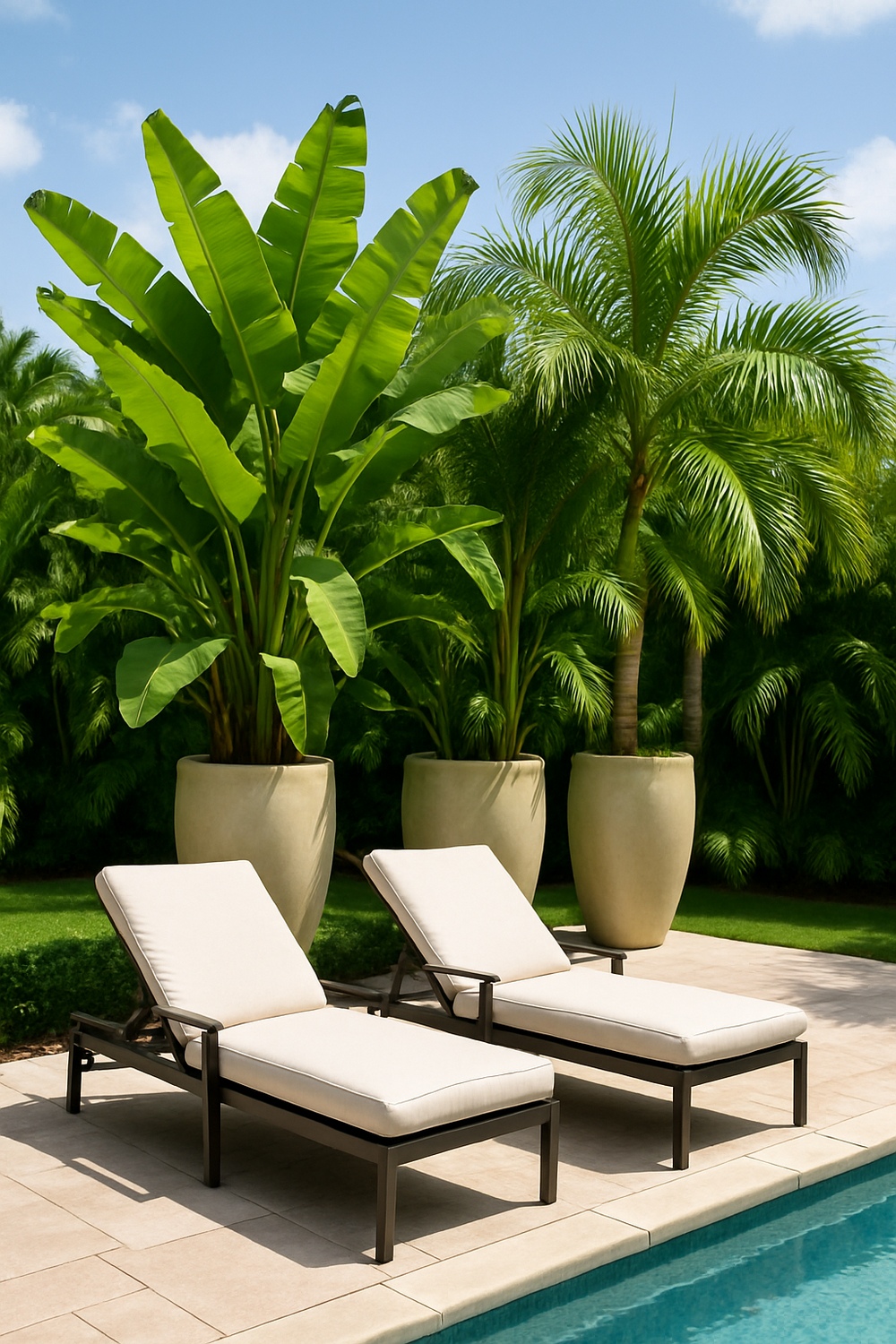 Tall Tropical Planters