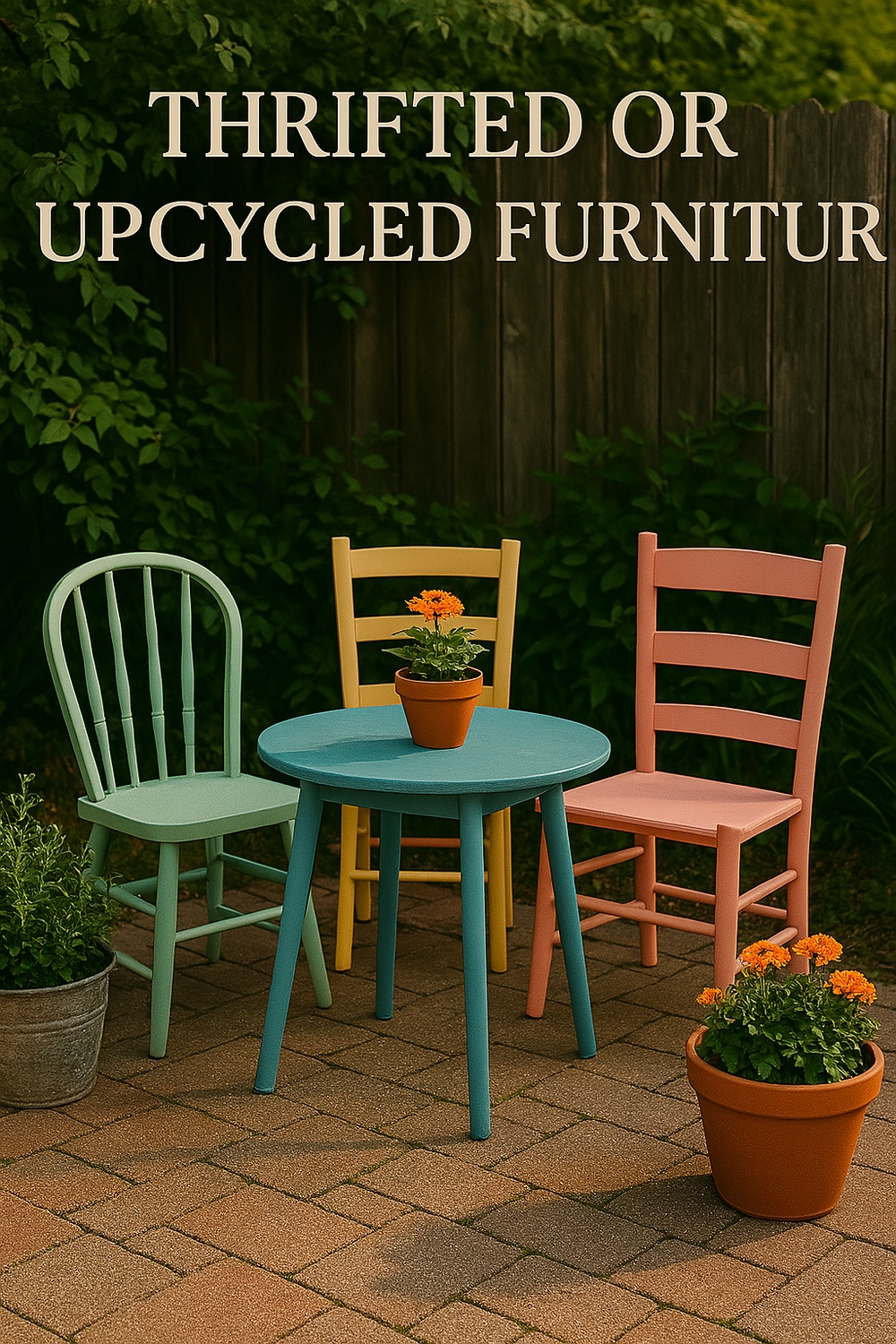 Thrifted or Upcycled Furniture