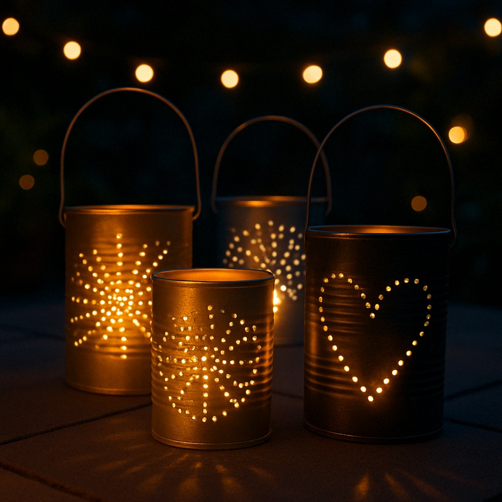 Tin Can Lanterns