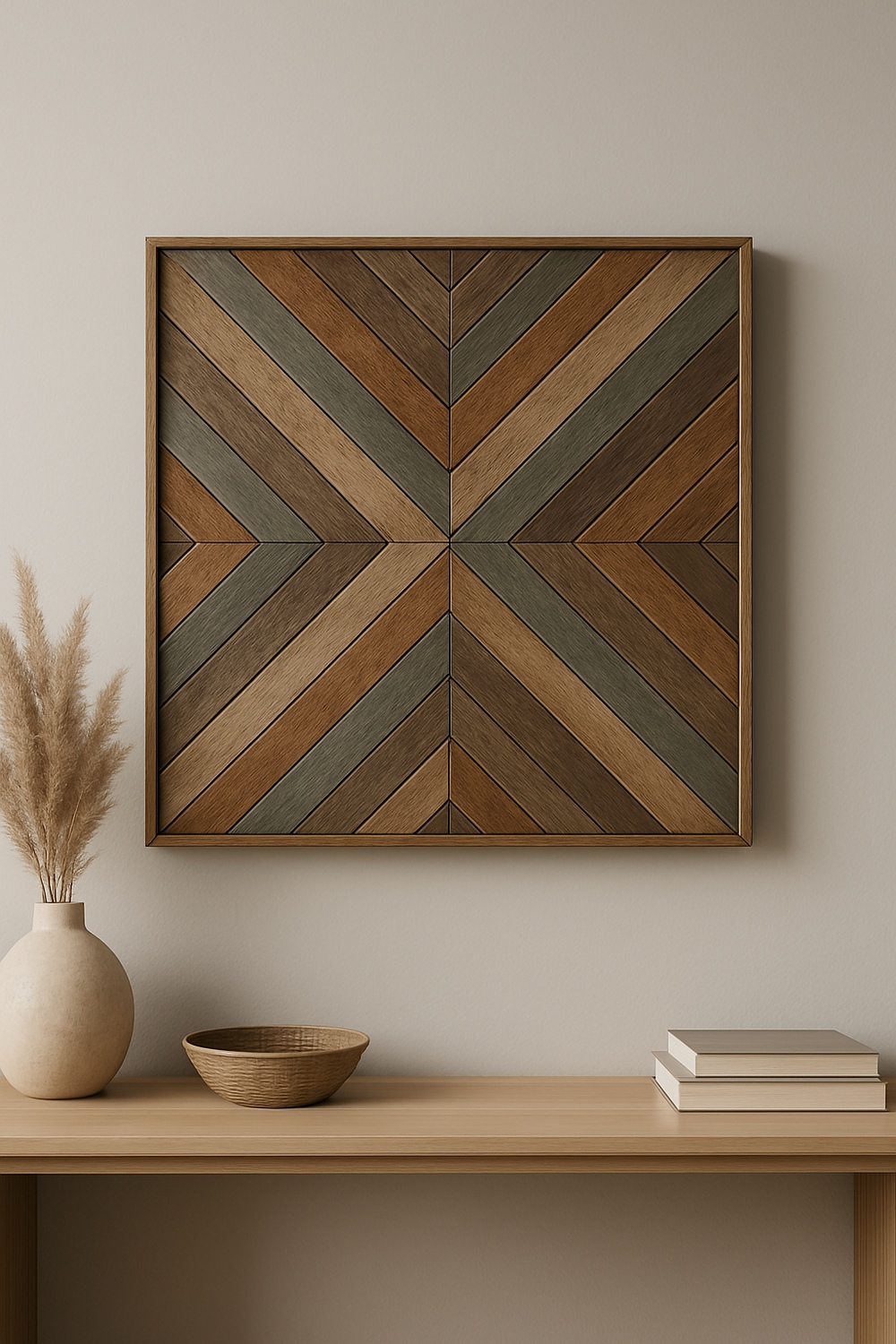 Wall Art from Scrap Wood