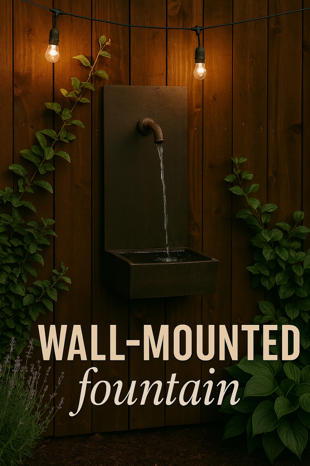 Wall Mounted Fountain Panel