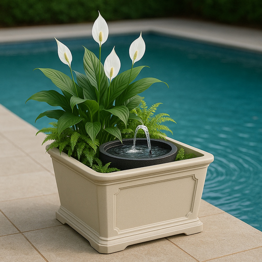 Water Feature Planters
