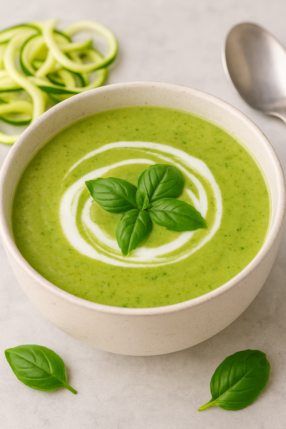 Zucchini Basil Soup