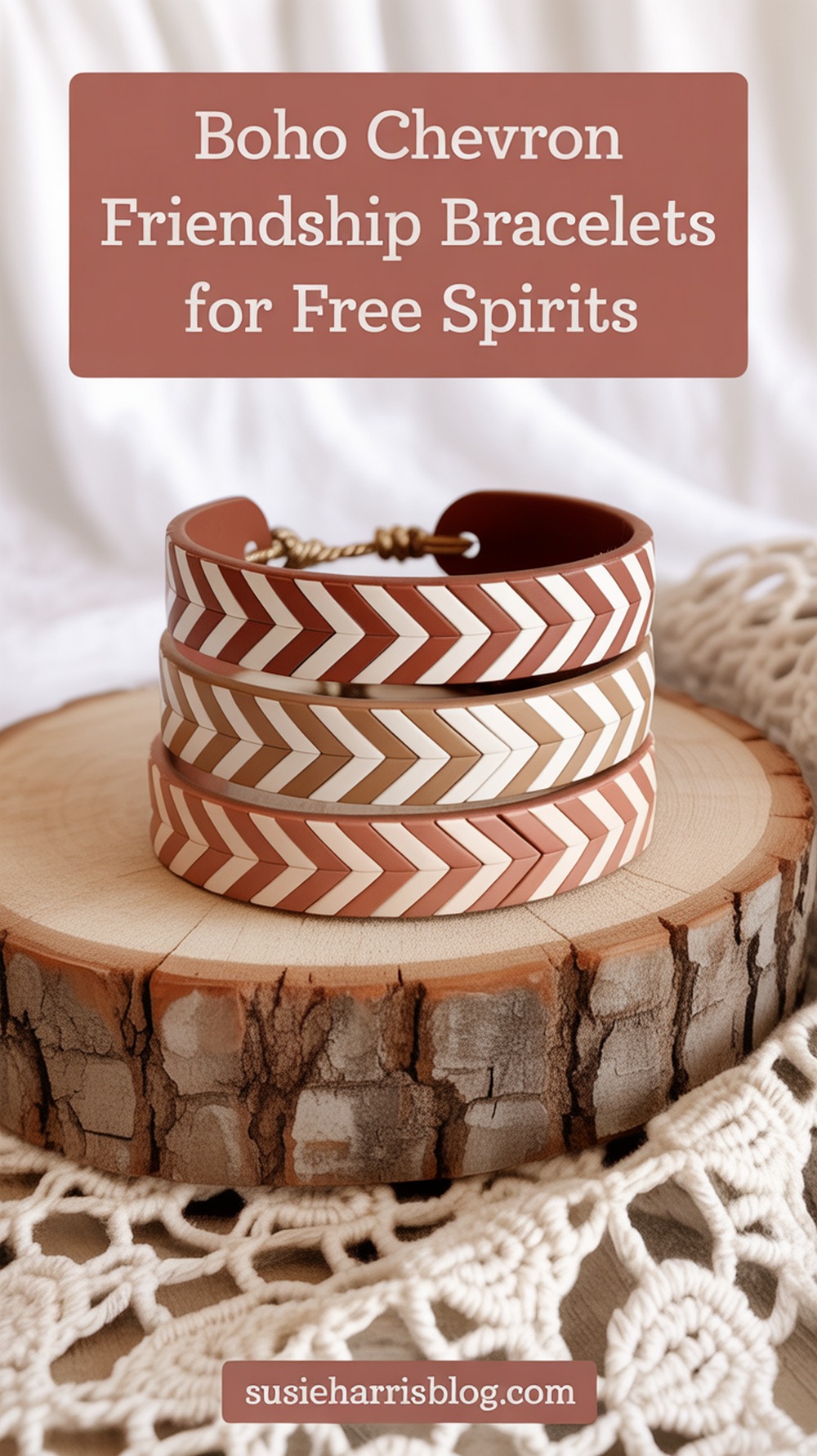 Boho Chevron Woven Bracelets