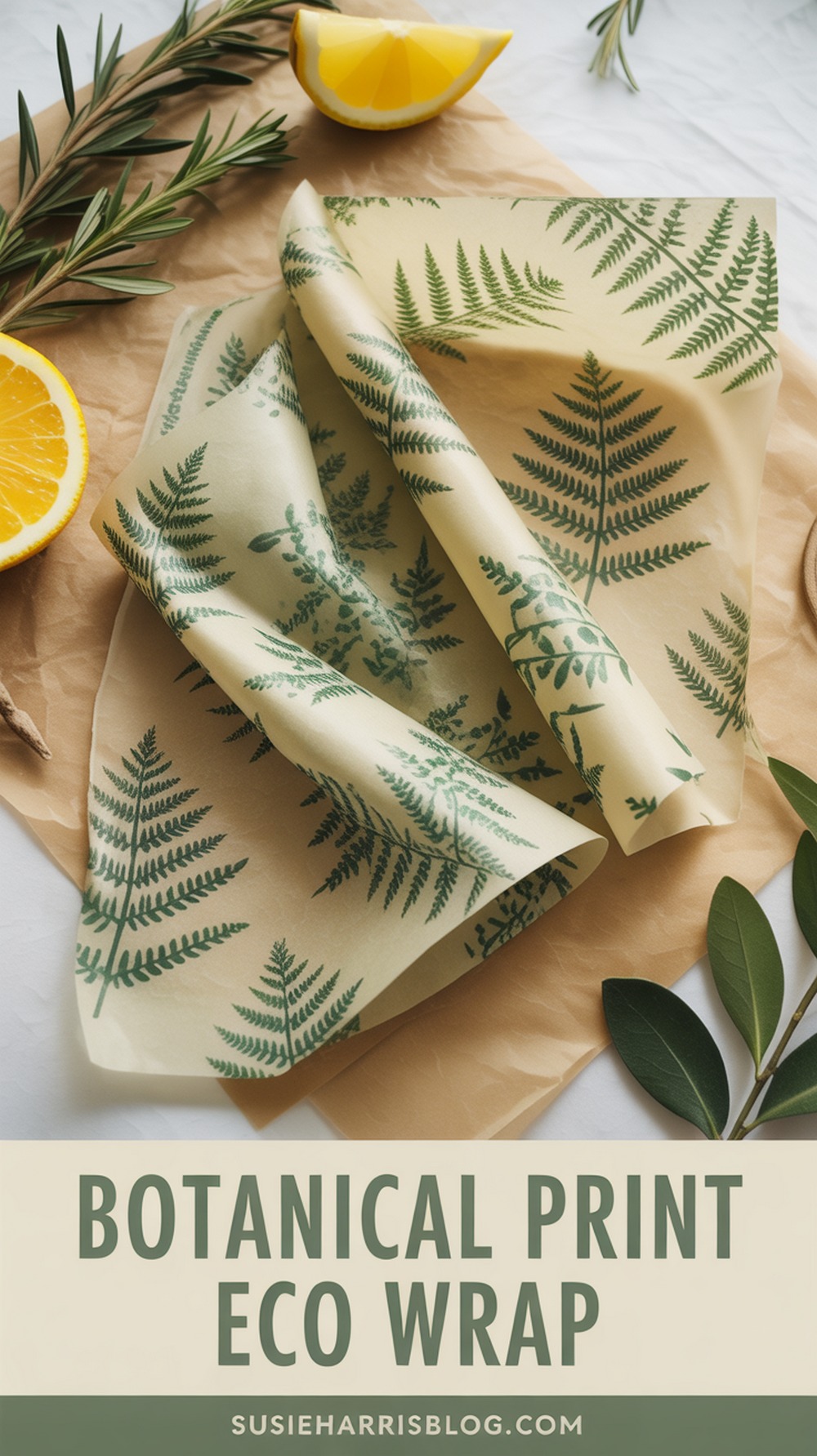 Botanical Print Eco Wrap