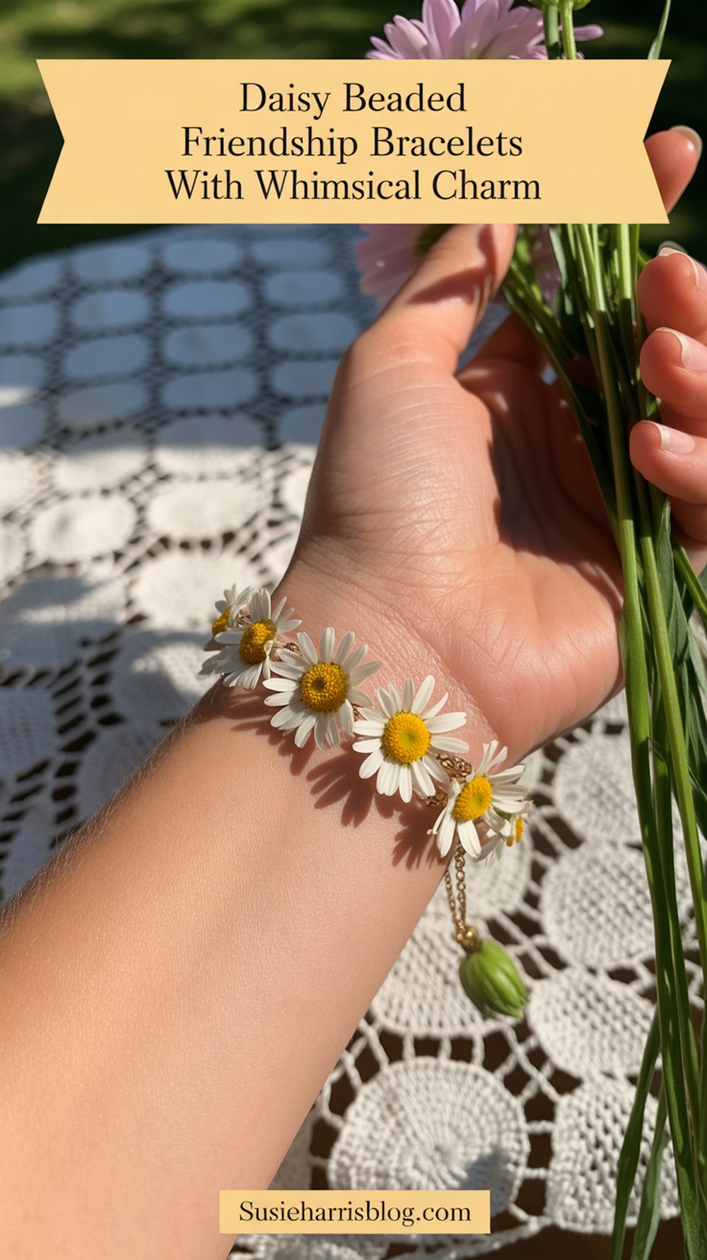 Daisy Chain Beaded Bracelets