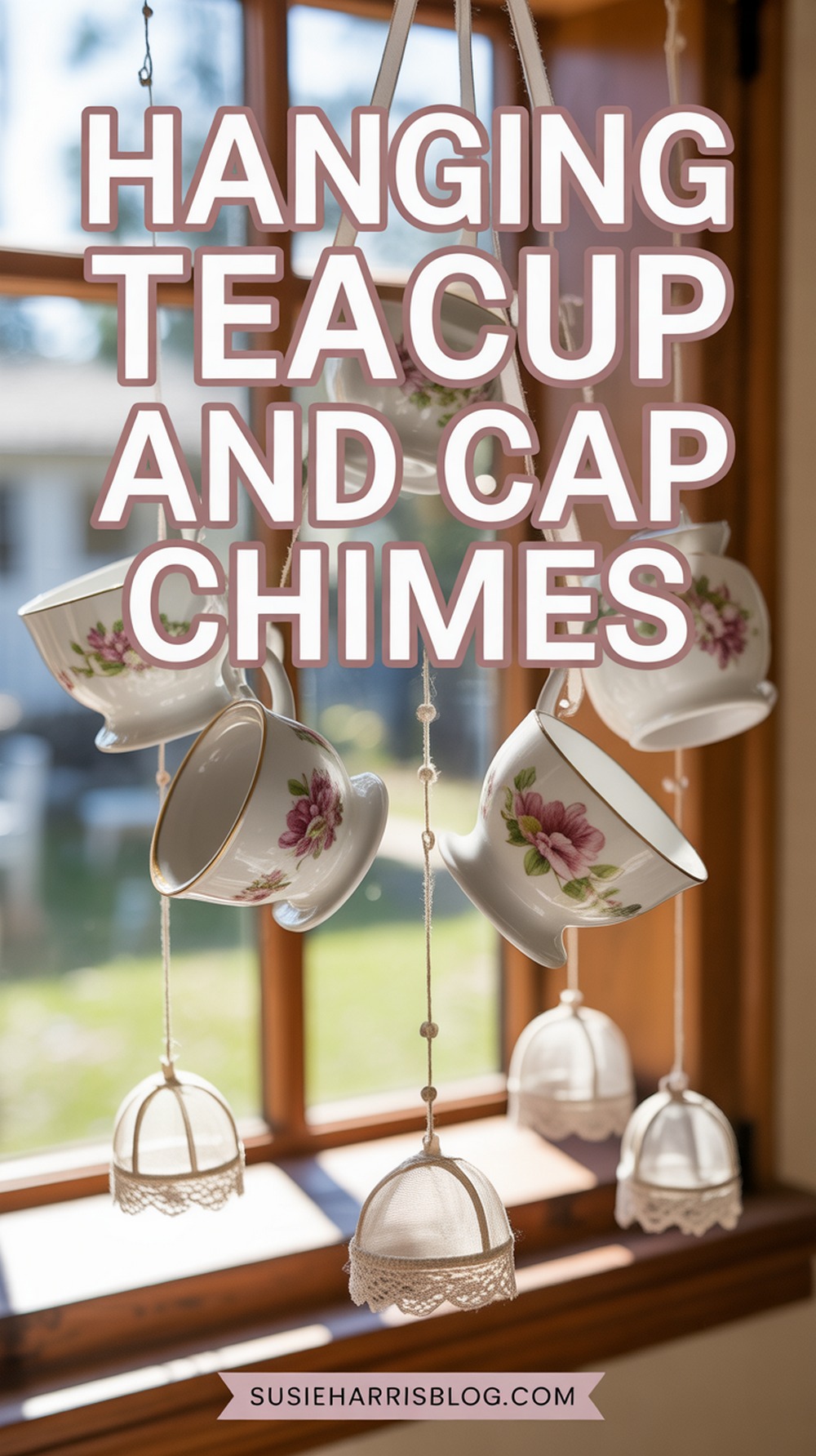 Hanging Teacup and Cap Chimes