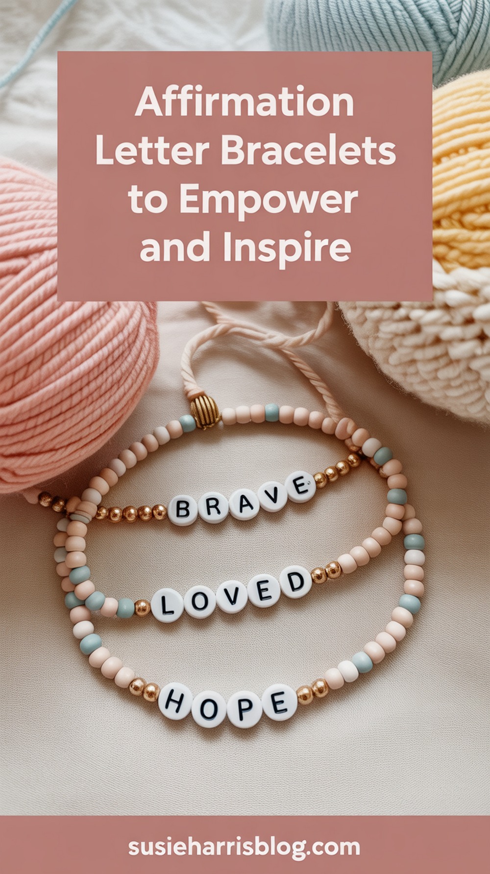 Letter Bead Affirmation Bracelets