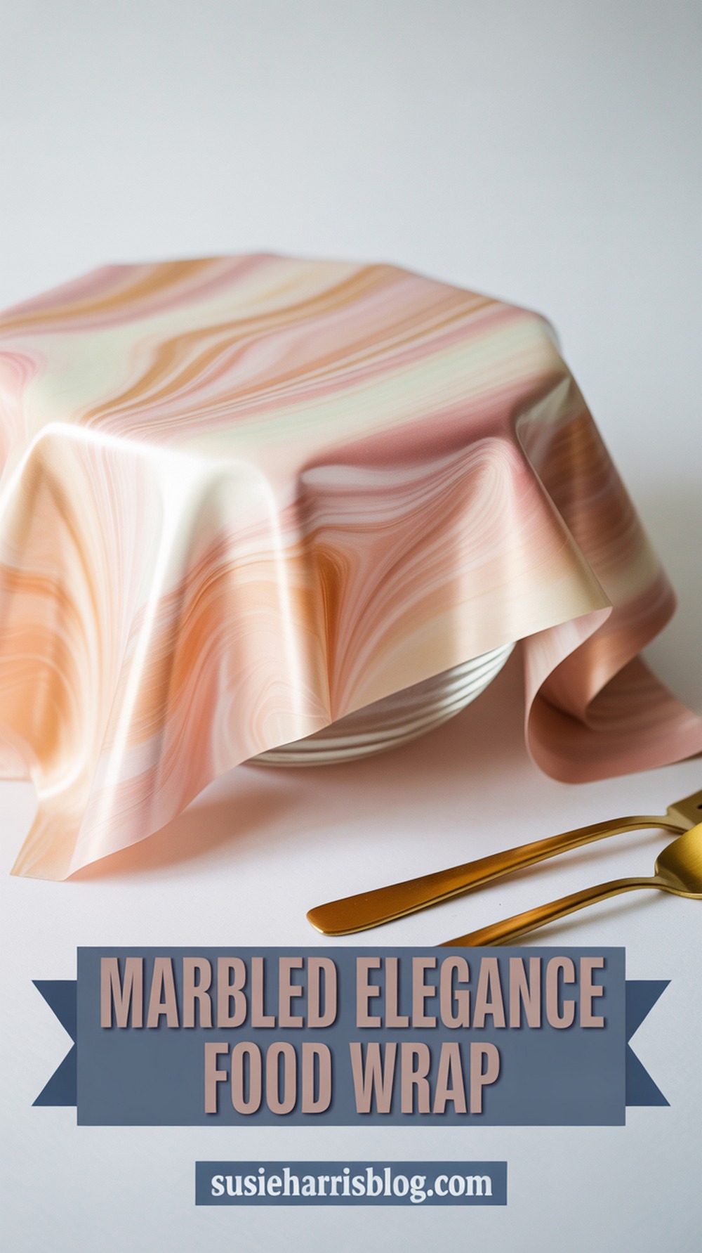 Marbled Elegance Food Wrap
