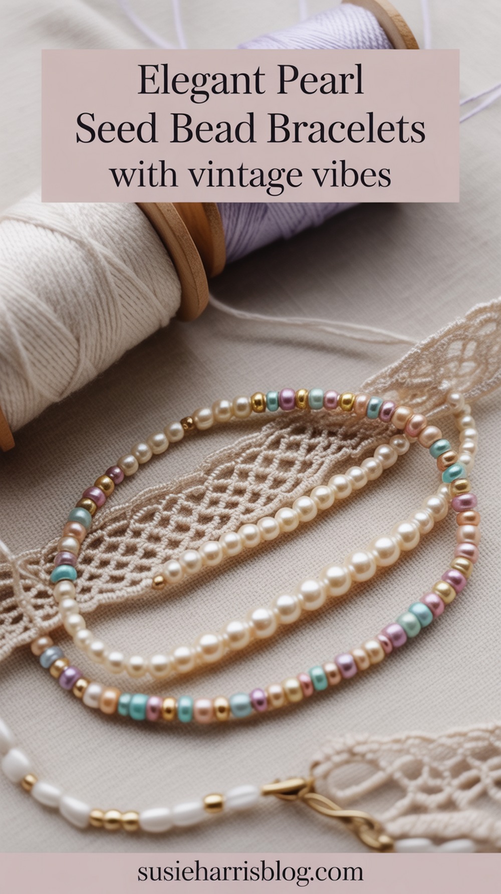 Pearl and Seed Bead Combo Bracelets