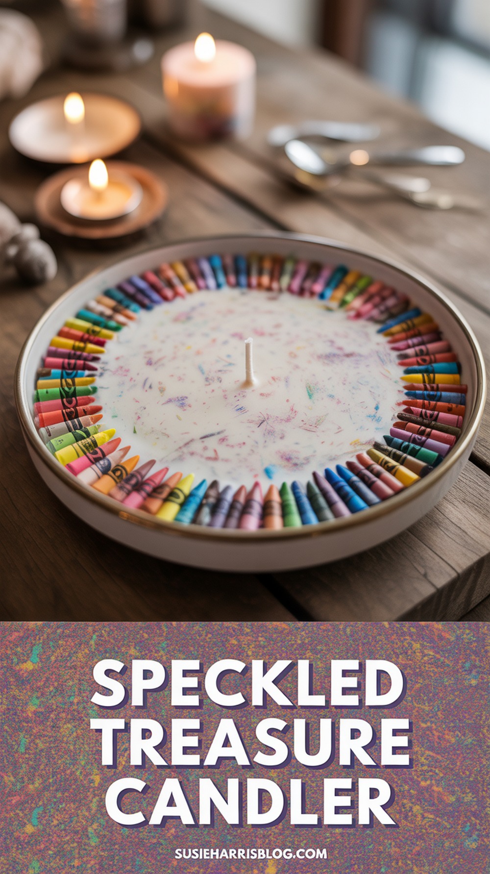 Speckled Treasure Candle