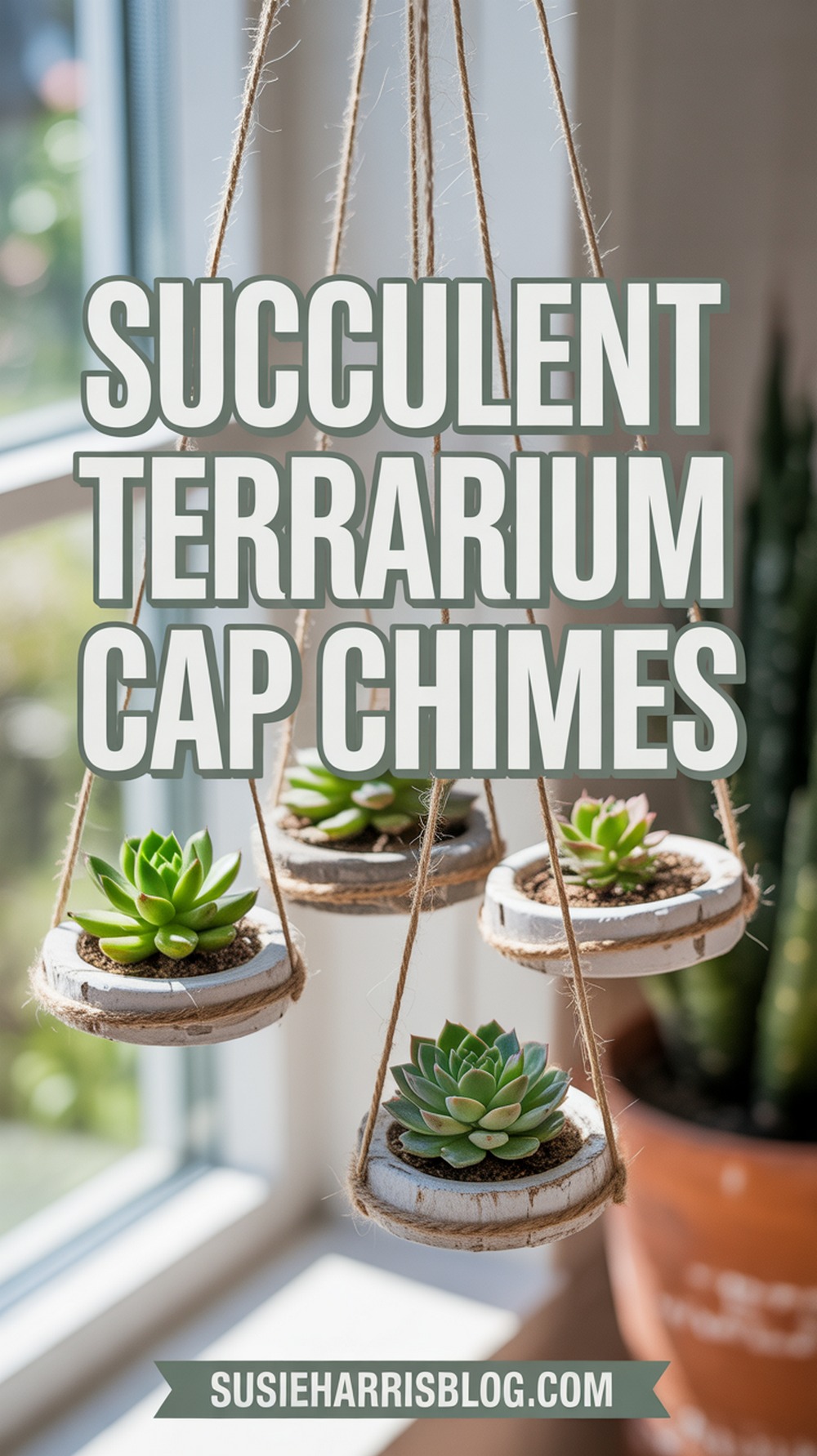 Succulent Terrarium Cap Chimes