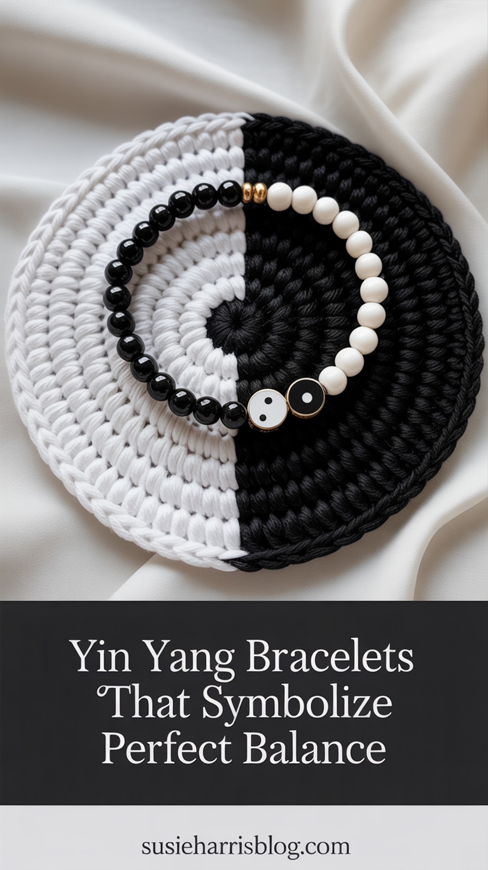 Yin Yang Patterned Bracelets