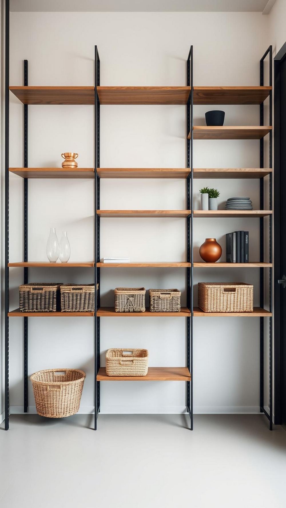 Build Vertical Storage to the Ceiling and Free the Floor