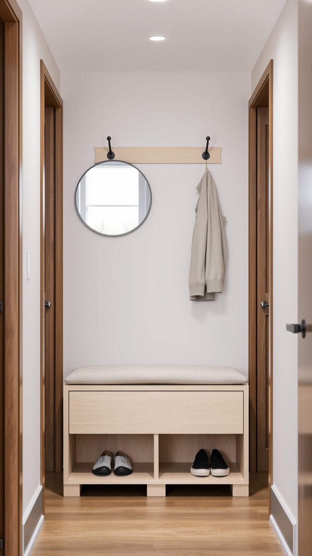 Build a Slim Entry Bench with Hidden Storage