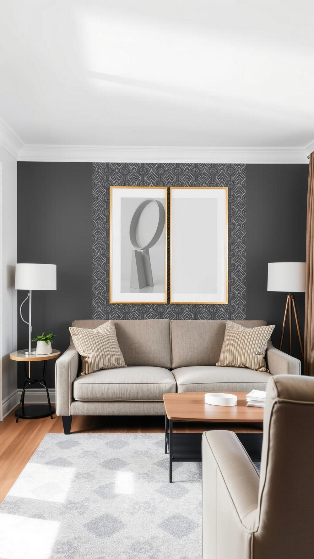 Create a Peel and Stick Feature Wall That Lifts the Room