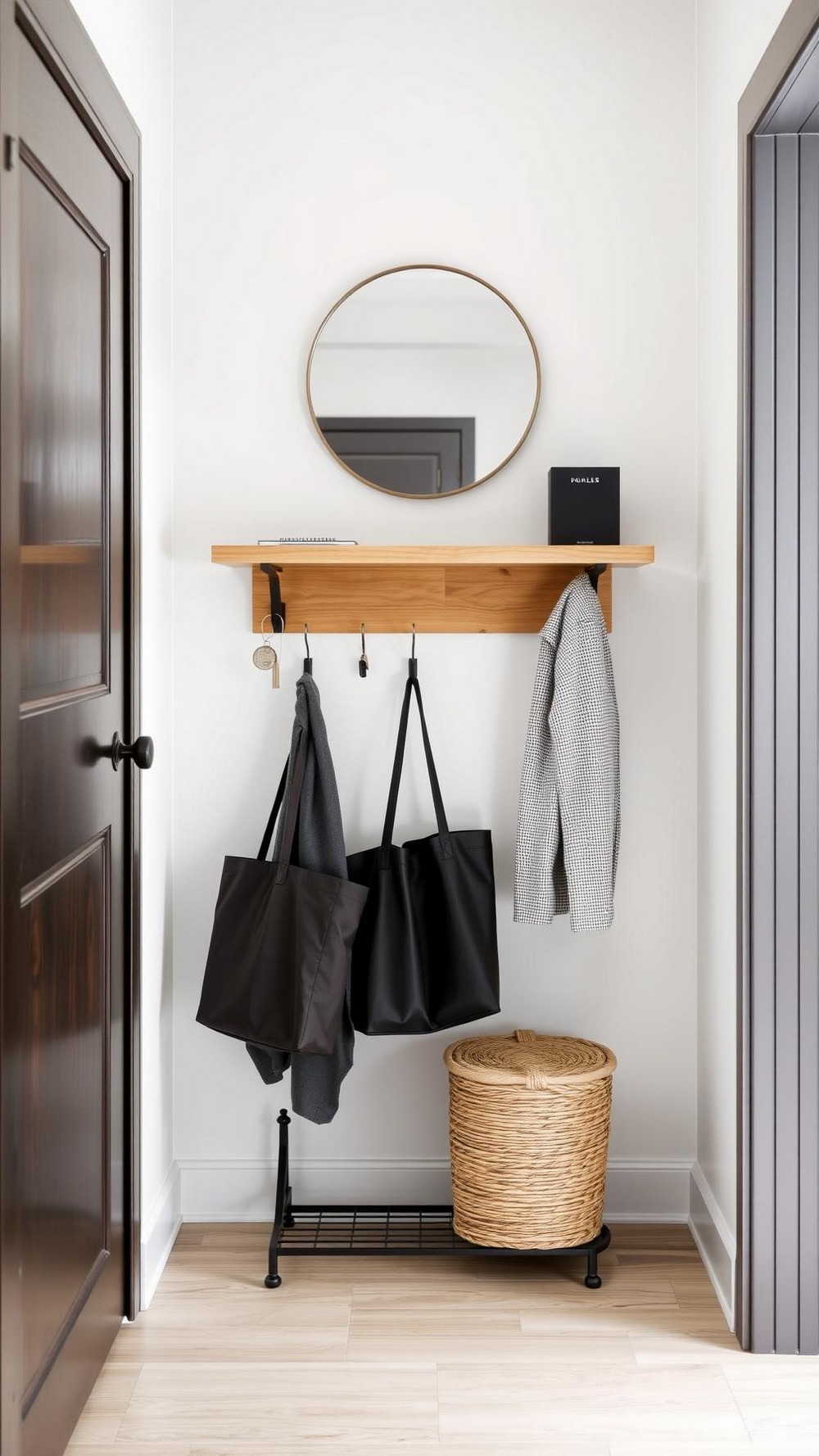 Design a Smart Entryway Drop Zone in Inches Not Feet